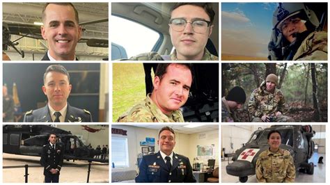 army helicopter crash names of victims